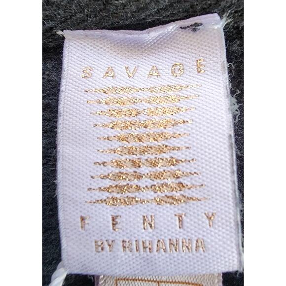 Savage X Fenty Jumpsuit 1X Unisex Black Hoodie Lounge One-piece JumpSuit - Picture 16 of 16